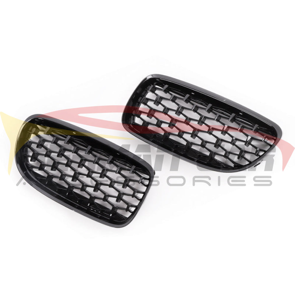 2009-2013 Bmw 3-Series Diamond Kidney Grilles | E90/e91/e92/e93 Lci