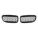 Grilles D'Aération Capot Moteur Pour BMW E90 E91 E92 E93 M3 - Aspect Fibre De Carbone - ABS - 5