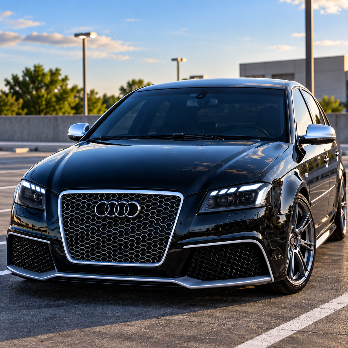 2009-2013 Audi A3 RS5 Style LED Headlights | 8P Facelift