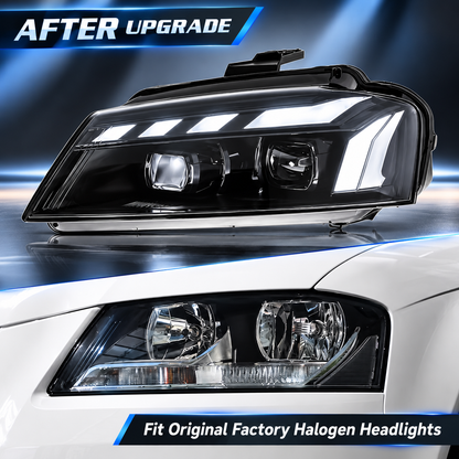 2009-2013 Audi A3 RS5 Style LED Headlights | 8P Facelift