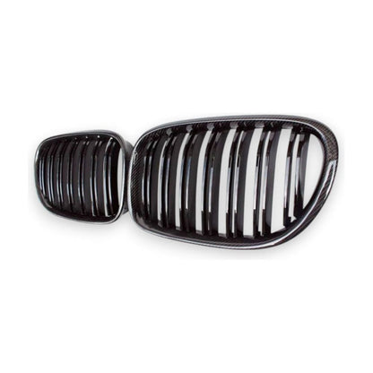 2009-2015 BMW 7-Series Kidney Grilles | F01/F02/F03/F04 Carbon Fiber Kidney Grilles
