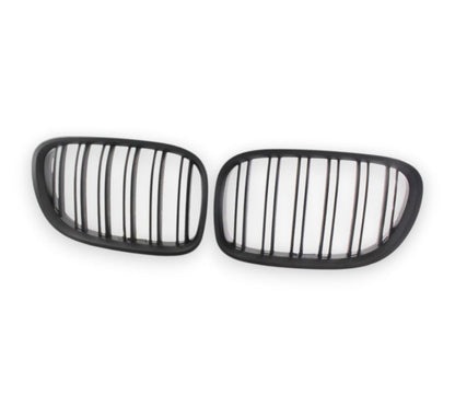 2009-2015 BMW 7-Series Kidney Grilles | F01/F02/F03/F04 Matte Black Kidney Grilles