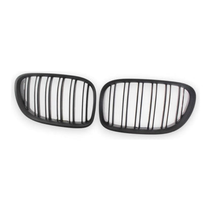 2009-2015 BMW 7-Series Kidney Grilles | F01/F02/F03/F04 Matte Black Kidney Grilles
