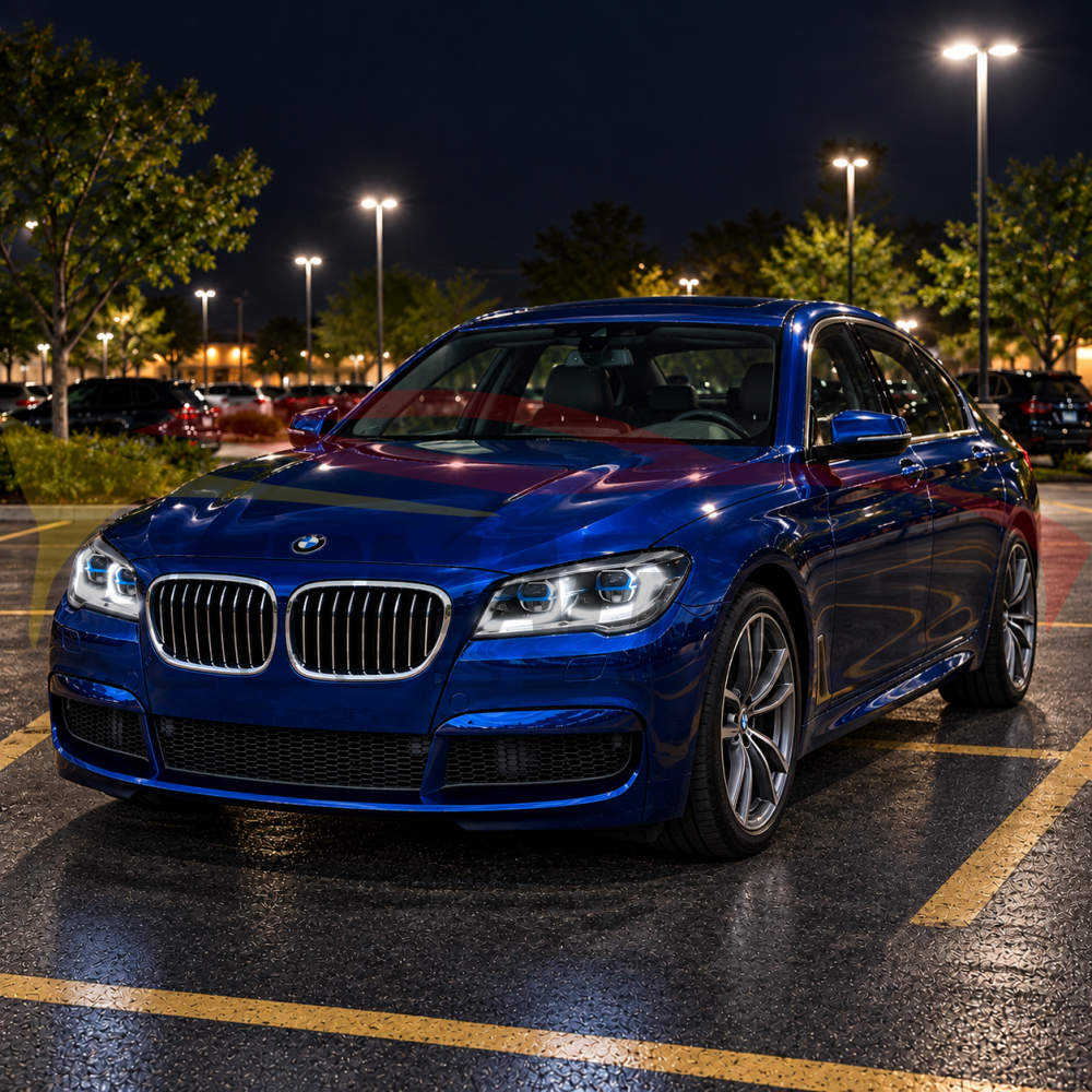 2009-2015 BMW 7-Series Yellow-White DRL G12 Style LED Headlights | F01/F02 - Headlights