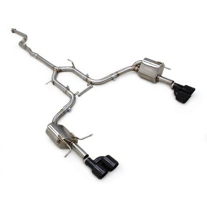 2009-2015 Mercedes C-CLass Valved Sport Exhaust System I W204 - Stainless Steel Exhaust / Chrome Tips - Exhausts