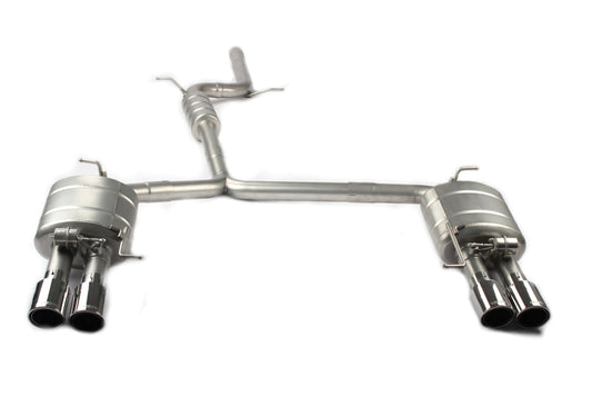 2009-2017 Audi Q5 Valved Sport Exhaust System | B8/B8.5 Stainless Steel / Chrome Tips