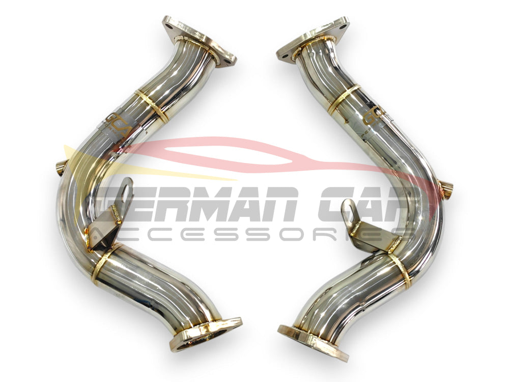 2009-2017 Audi S4/S5 Test Pipes | B8/B8.5 No Heat Shield / Racing Downpipe (No Cat) Front Race