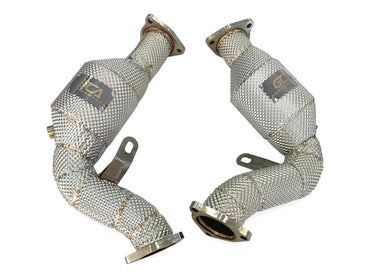 2009-2017 Audi S4/S5 Test Pipes | B8/B8.5 Yes Heat Shield / 200 Cell Euro 6 Sport High Flow Cat
