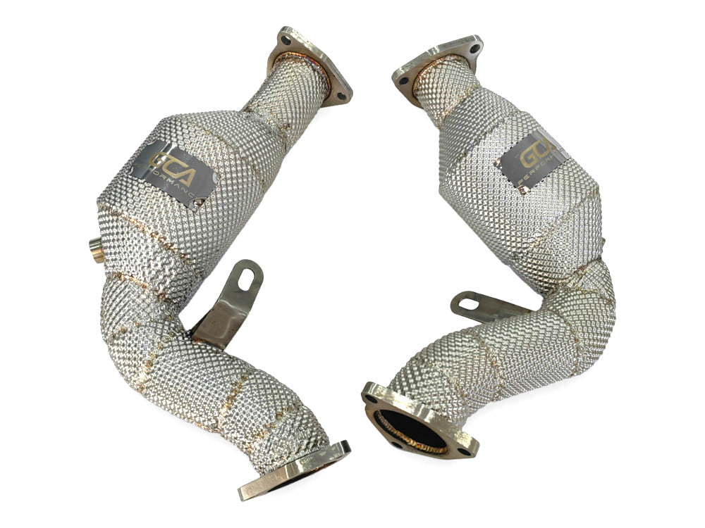 2009-2017 Audi S4/S5 Test Pipes | B8/B8.5 Yes Heat Shield / 200 Cell Euro 6 Sport High Flow Cat