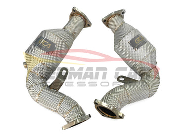 2009-2017 Audi S4/S5 Test Pipes | B8/B8.5 Yes Heat Shield / 200 Cell Euro 6 Sport High Flow Cat
