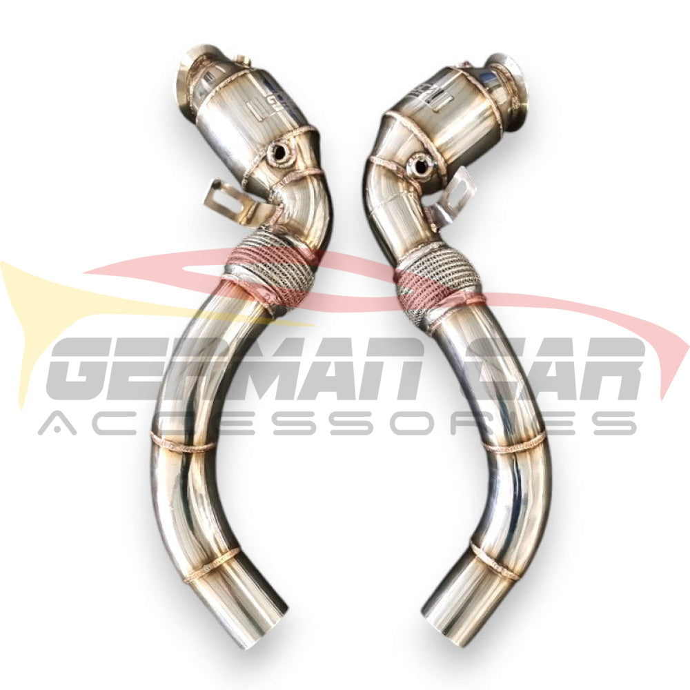 2009-2017 BMW 550i Downpipes | F07/F10/F11 No Heat Shield / 200 Cell Euro 6 Sport High Flow Cat Downpipes