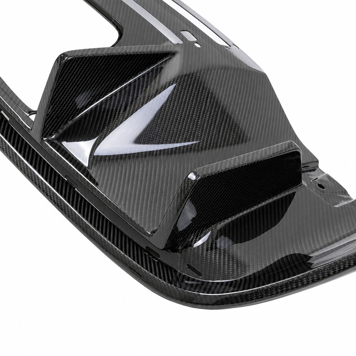 2010-2012 Audi R8 V10 Carbon Fiber Rear Diffuser | T42 MK1 Pre-Facelift