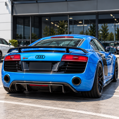2010-2012 Audi R8 V10 Carbon Fiber Rear Diffuser | T42 MK1 Pre-Facelift