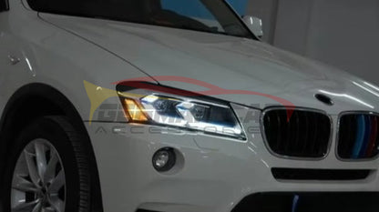 2010-2013 BMW X3 LCI Style LED Headlights | F25 - Headlights