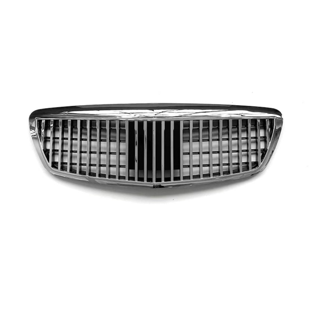 2010-2013 Mercedes-Benz S-Class Maybach Style Front Grille | W221 Chrome Silver Front Grilles