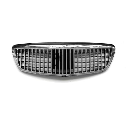 2010-2013 Mercedes-Benz S-Class Maybach Style Front Grille | W221 Chrome Silver Front Grilles