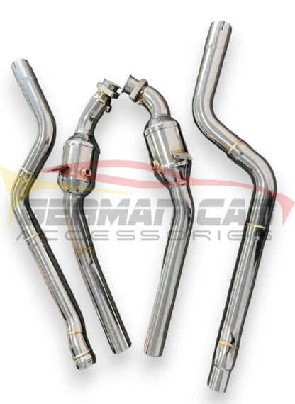 2012-2016 Mercedes E63 Amg Downpipes | W212 No Heat Shield / Racing Downpipe (No Cat) Front Race