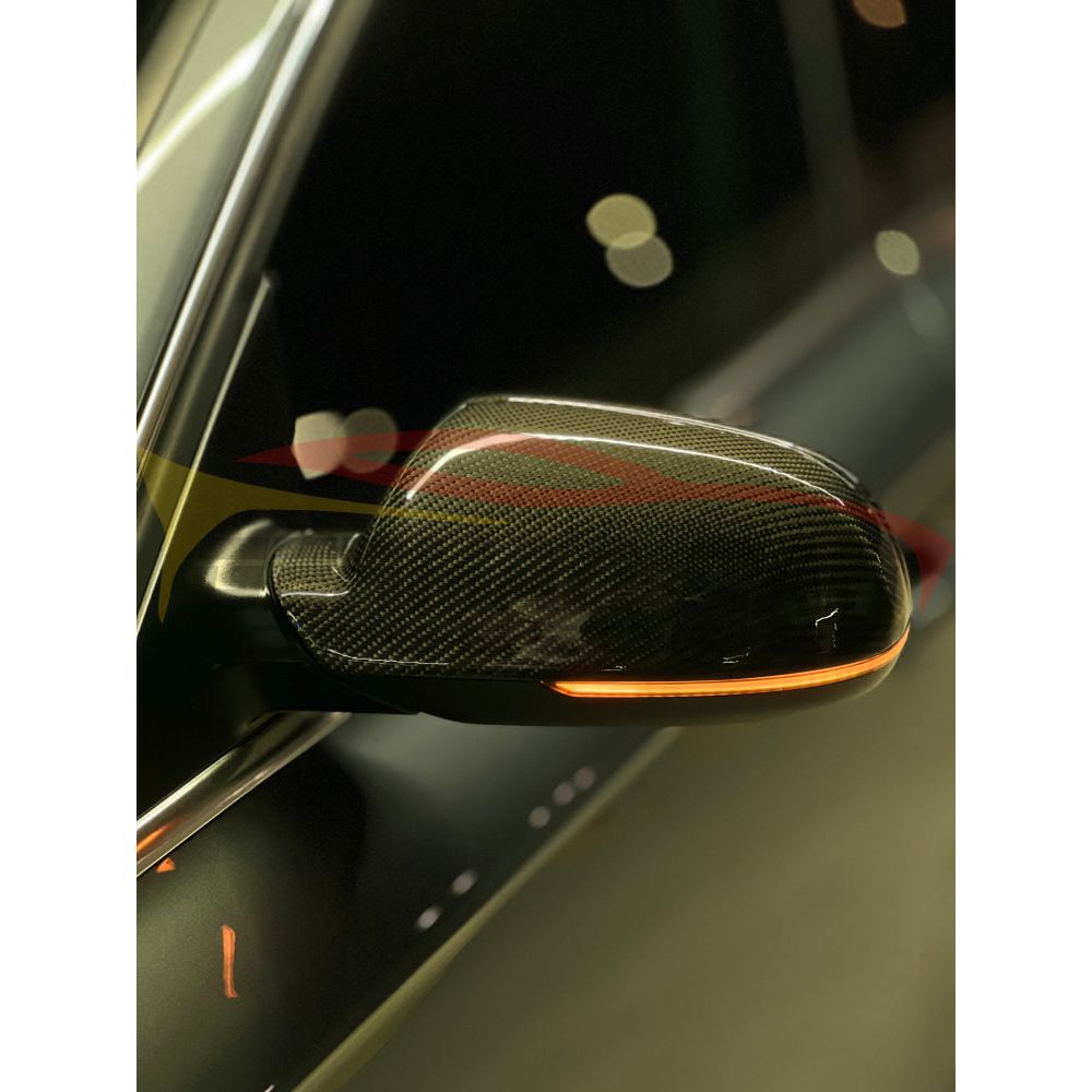 2010-2016 Audi A4/S4/Rs4 Carbon Fiber Mirror Caps | B8/B8.5