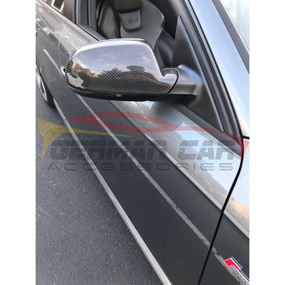 2010-2016 Audi A4/S4/Rs4 Carbon Fiber Mirror Caps | B8/B8.5