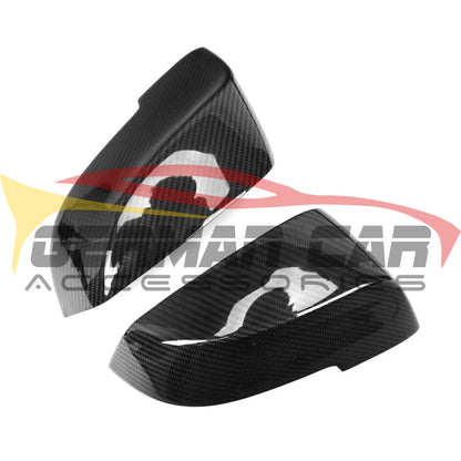 2010-2016 Bmw 5-Series Carbon Fiber Mirror Caps | F10/F11