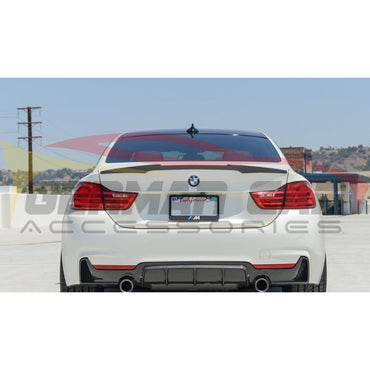 2010-2016 Bmw 5-Series M4 Style Carbon Fiber Trunk Spoiler | F10/f11