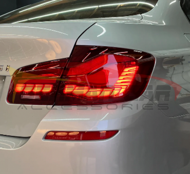 2010-2016 Bmw M5/5-Series Gts Style Oled Taillights | F10 Red