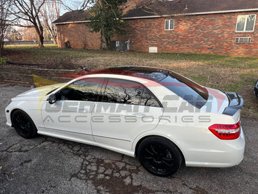 2010-2016 Mercedes-Benz E-Class/E63 V4 Style Carbon Fiber Trunk Spoiler | W212 Rear Trunk Spoilers