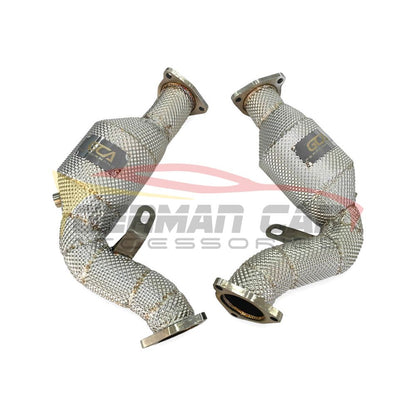 2009-2017 Audi S4/S5 Test Pipes | B8/B8.5 Yes Heat Shield / 200 Cell Euro 6 Sport High Flow Cat