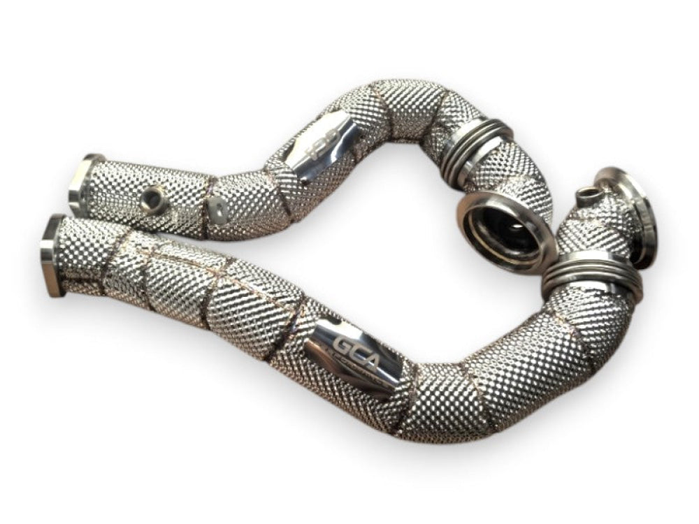 2011-2012 BMW 1M Downpipes | E82/E88 Yes Heat Shield / Racing Downpipe (No Cat) Downpipes