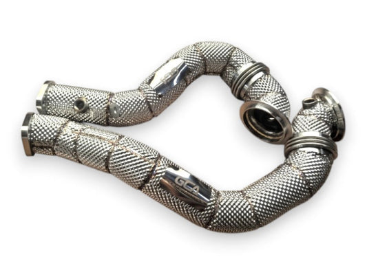 2011-2012 BMW 1M Downpipes | E82/E88 Yes Heat Shield / Racing Downpipe (No Cat) Downpipes