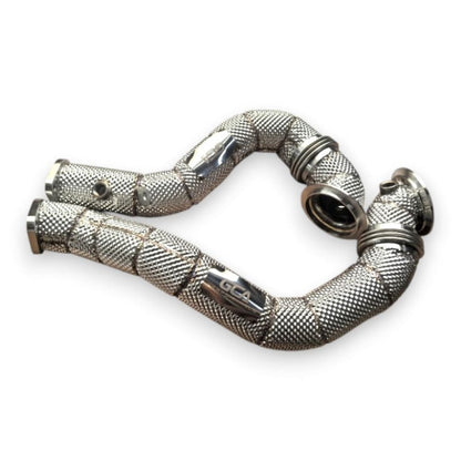 2011-2012 BMW 1M Downpipes | E82/E88 Yes Heat Shield / Racing Downpipe (No Cat) Downpipes