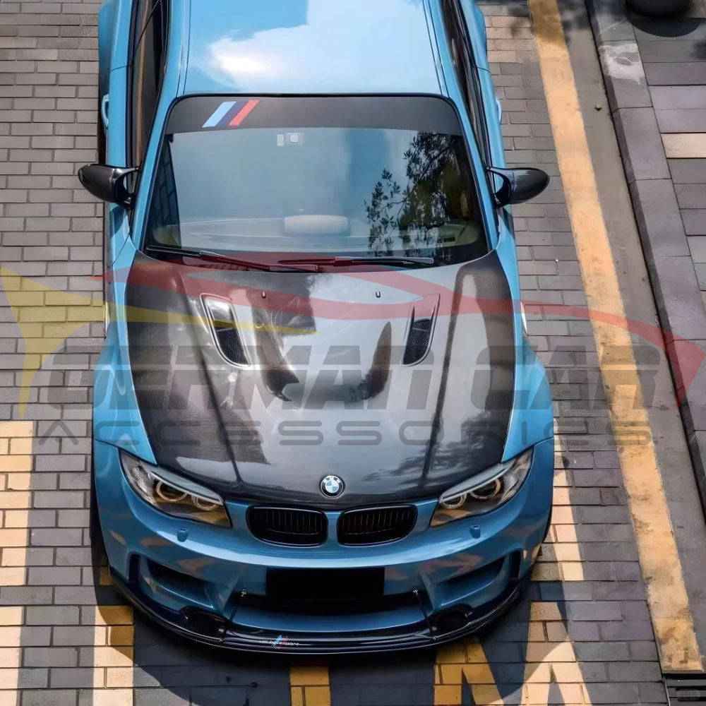 2011-2012 BMW 1M M Style Carbon Fiber Hood | E82/E88 - Front Hood