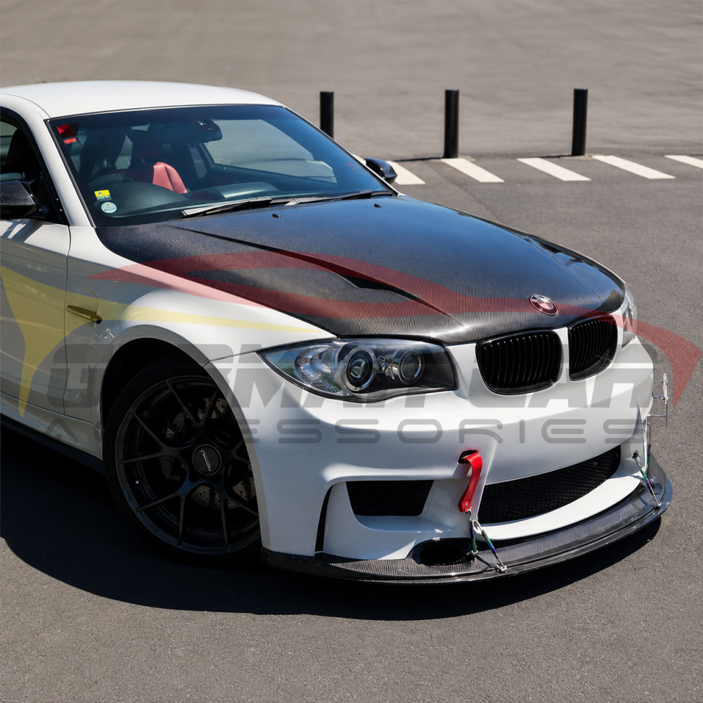 2011-2012 BMW 1M R Style Carbon Fiber Hood | E82/E88 - Front Hood