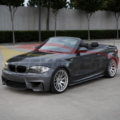 2011-2012 BMW 1M R Style Carbon Fiber Side Skirt | E82/E88 - Side Skirts