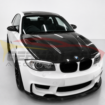 2011-2012 BMW 1M V Style Carbon Fiber Hood | E82/E88 - Front Hood