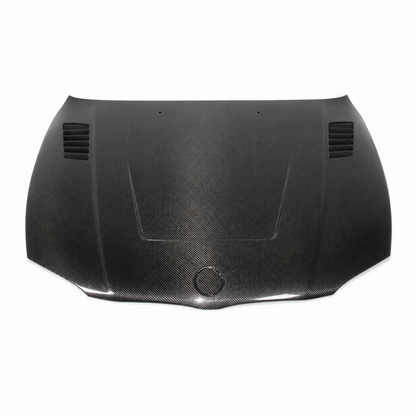 2011-2012 BMW 1M V Style Carbon Fiber Hood | E82/E88 - Front Hood
