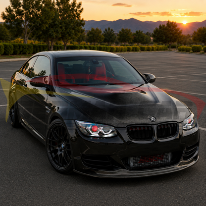 2011-2013 BMW 3-Series CS Style Carbon Fiber Hood | E92/E93 LCI - Front Hood