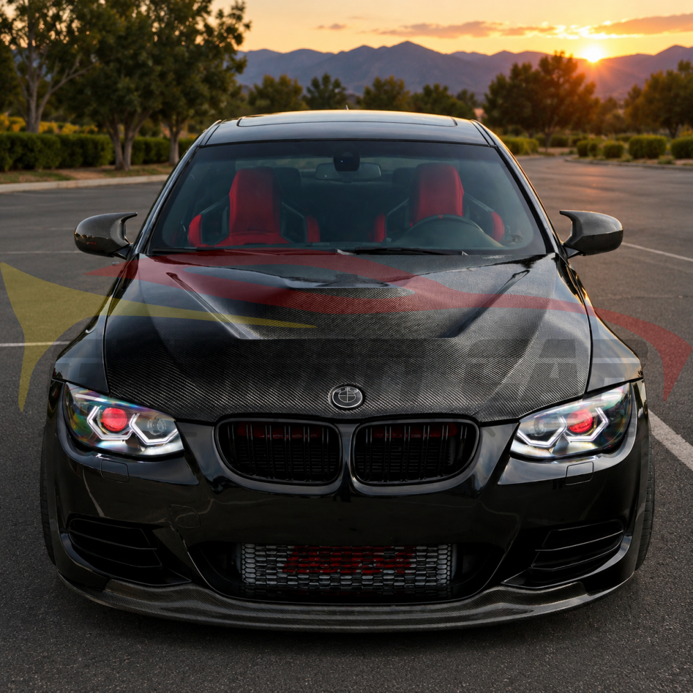2011-2013 BMW 3-Series CS Style Carbon Fiber Hood | E92/E93 LCI - Front Hood