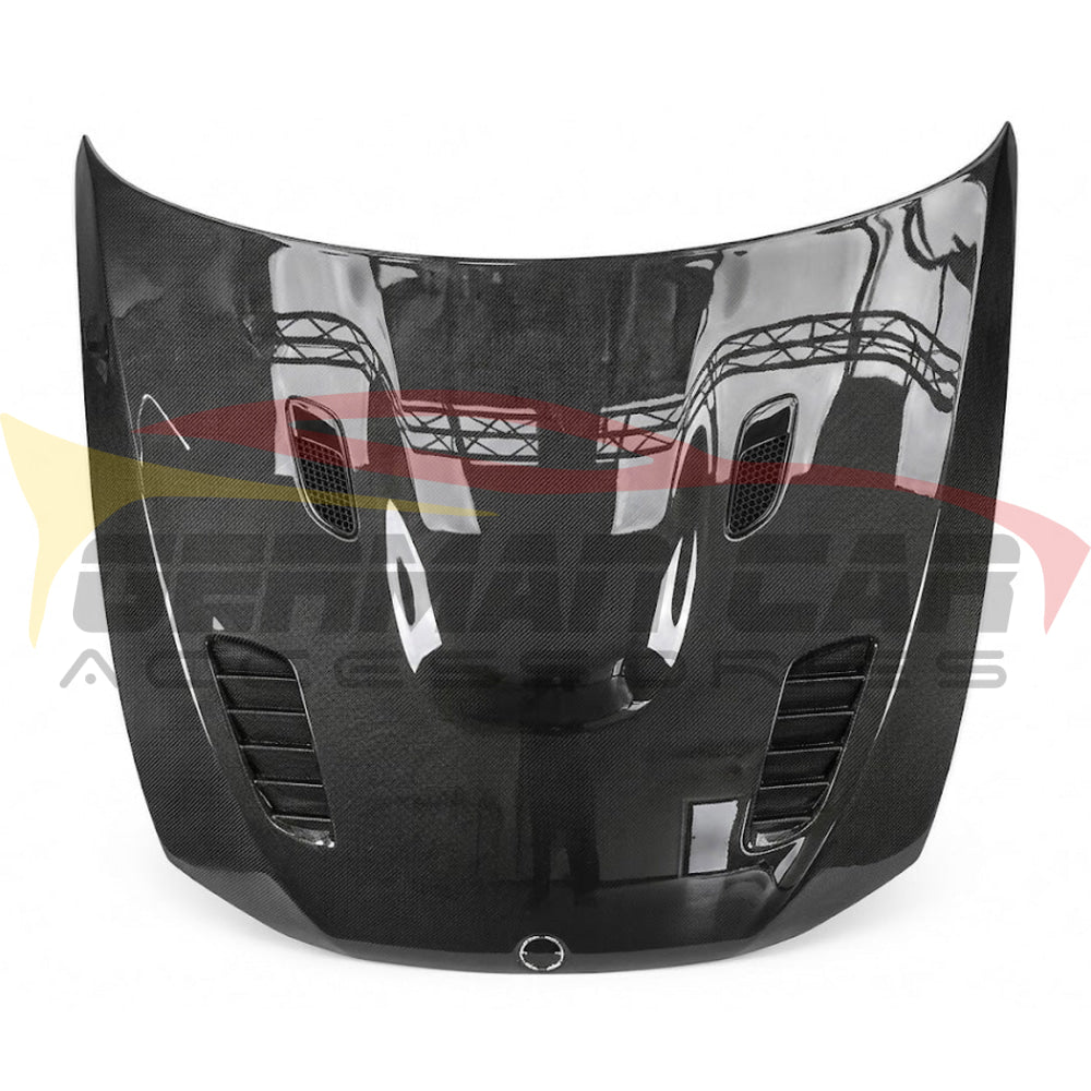 2011-2013 BMW 3-Series V Style Carbon Fiber Hood | E92/E93 LCI - Front Hood
