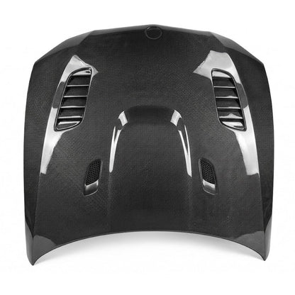 2011-2013 BMW 3-Series V Style Carbon Fiber Hood | E92/E93 LCI - Front Hood