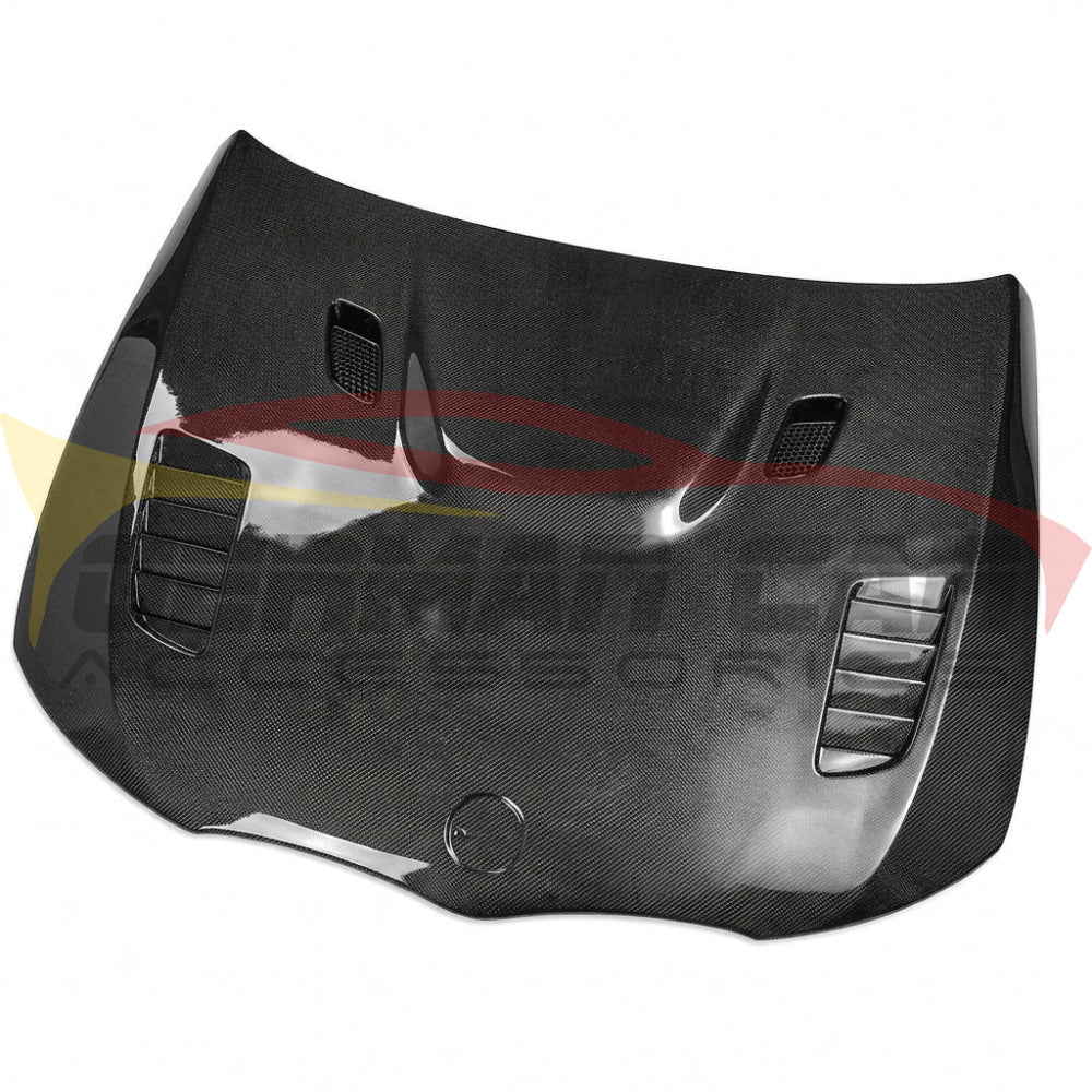2011-2013 BMW 3-Series V Style Carbon Fiber Hood | E92/E93 LCI - Front Hood