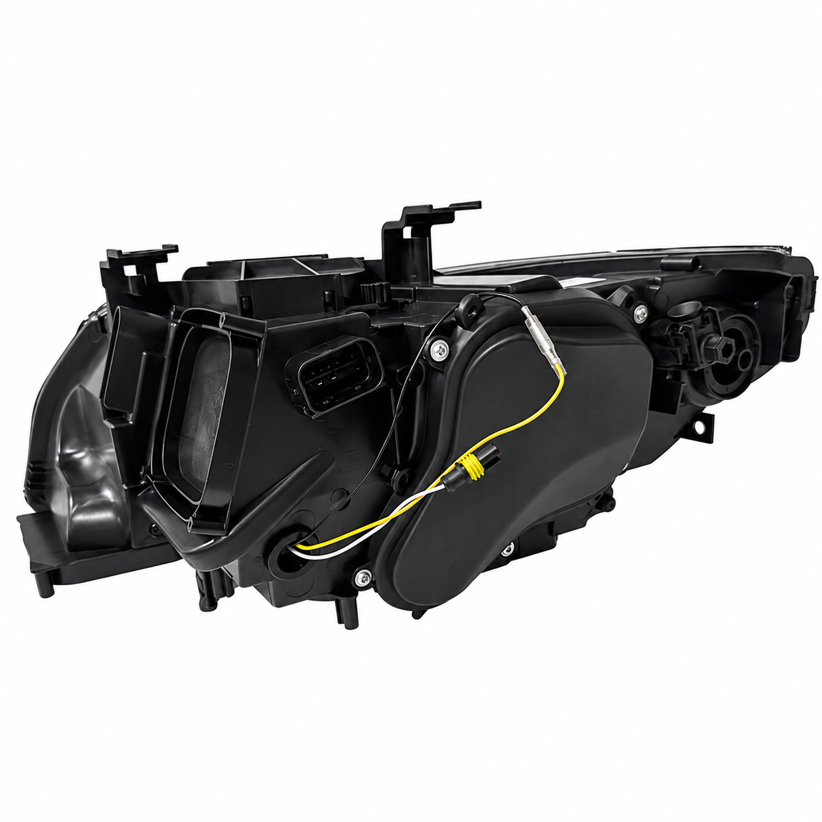 2011-2013 BMW 3-Series/M3 Yellow-White DRL Ikon Style Headlights | E92/E93 LCI