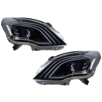 2011-2013 Mercedes-Benz R-Class Triple-Track Style LED Headlights | V251 Facelift