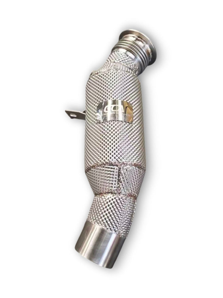 2011-2014 BMW 535i Downpipe | F07/F10/F11 PWG - Yes Heat Shield / Racing Downpipe (No Cat) - Downpipes