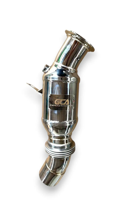 2011-2015 BMW 740i Downpipe | F01/F02 No Heat Shield / Racing Downpipe (No Cat) Downpipes