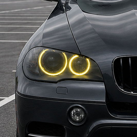 2011-2014 BMW X5/X6/X5M/X6M CSL Style Headlights Yellow DRL Modules | E70/E71
