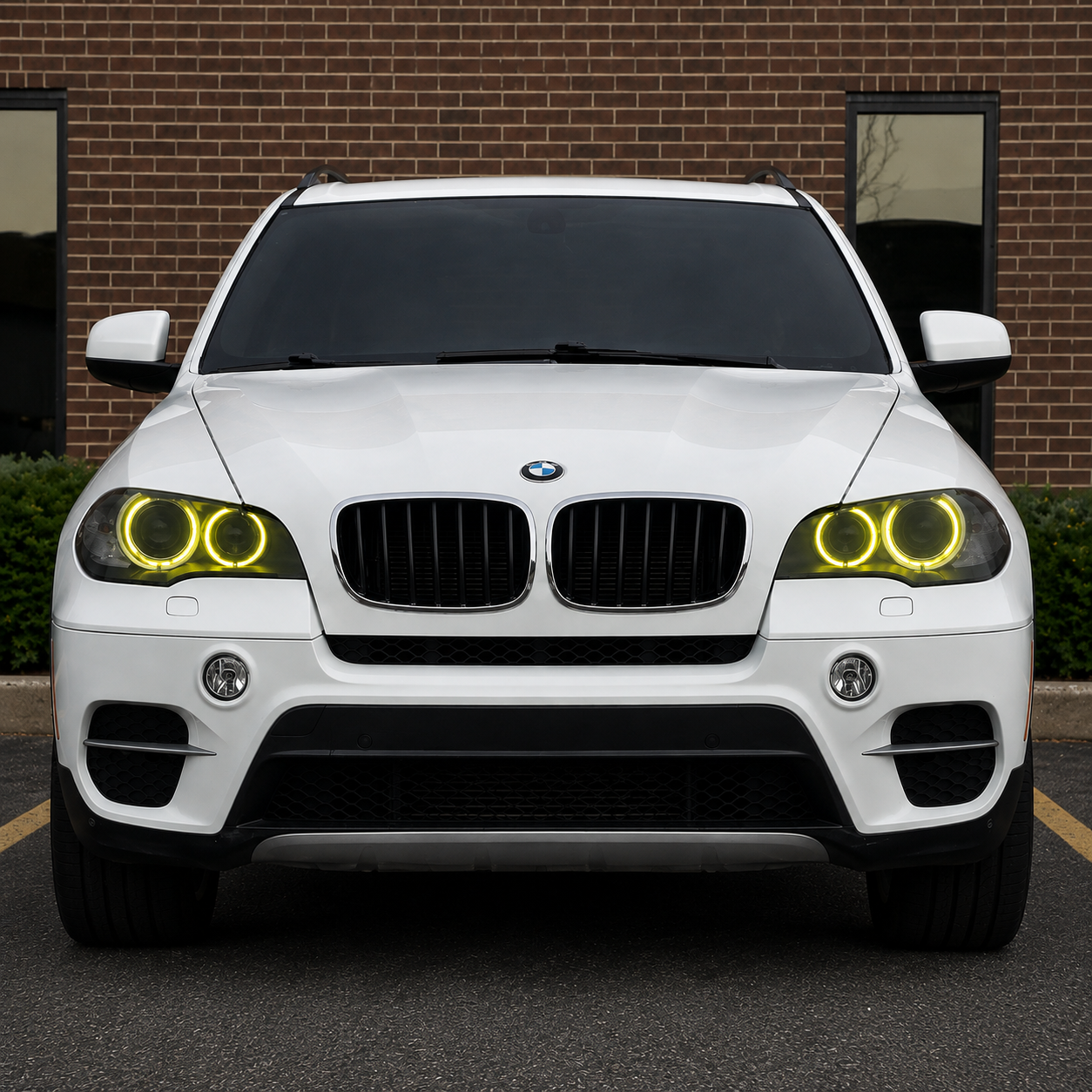 2011-2014 BMW X5/X6/X5M/X6M CSL Style Headlights Yellow DRL Modules | E70/E71