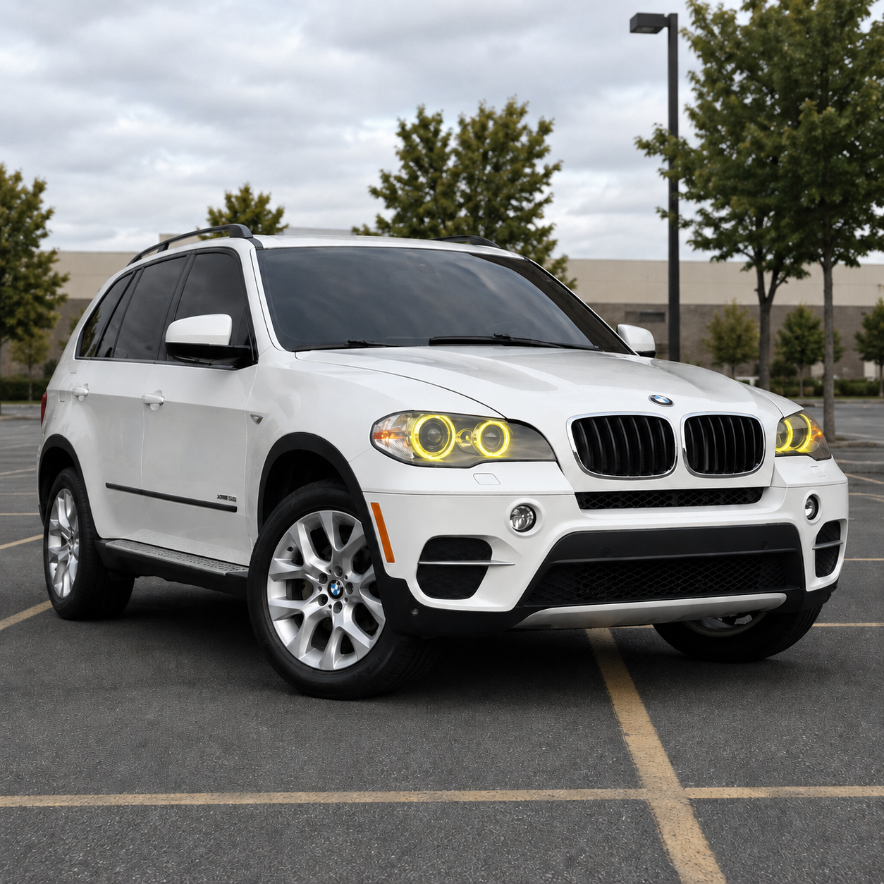 2011-2014 BMW X5/X6/X5M/X6M CSL Style Headlights Yellow DRL Modules | E70/E71