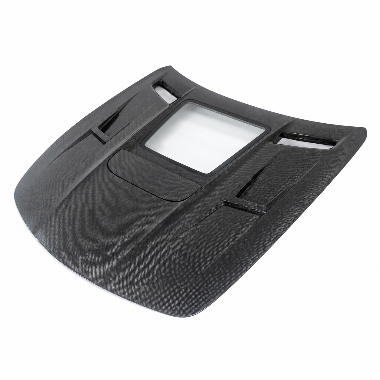 2011-2015 Mercedes-Benz SLS AMG Glass Engine Cover Carbon Fiber Hood | C197/R197