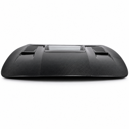 2011-2015 Mercedes-Benz SLS AMG Glass Engine Cover Carbon Fiber Hood | C197/R197